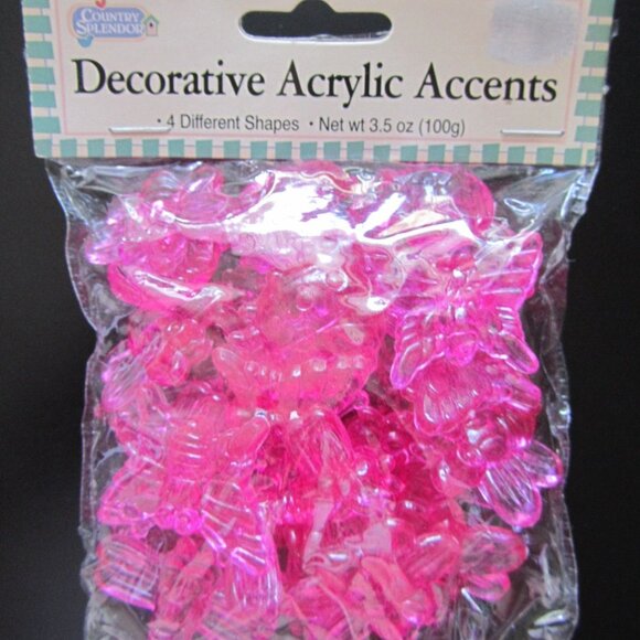 Lot of 3 Decorative Acrylic Ice Crystals Accents Vase stones Aquarium décor - Picture 9 of 10